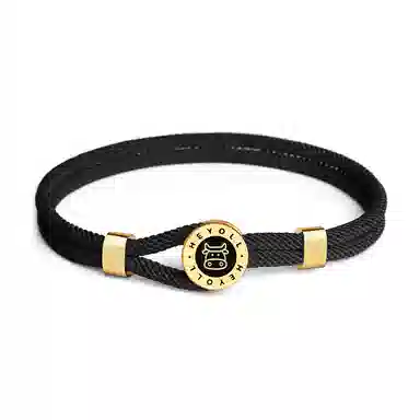 灰鱼 十二生肖红绳原创小众设计新中式国潮风蛇年本命年简约高级感轻奢复古个性手工编织绳编制手绳叠戴好运 合金 手链 男女同款情侣款