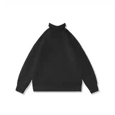 我是大卫 韩版高领纯色百搭加厚毛衣慵懒风内搭打底港风针织衫 男女同款