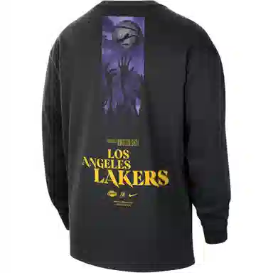 Nike x NBA Courtside Lakers Crewneck Tee Black