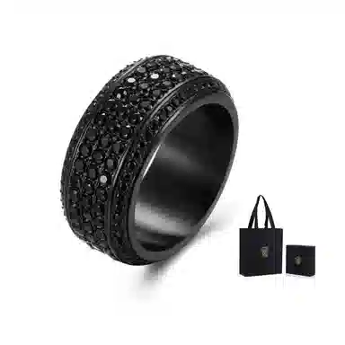 ICEMOBINC BLVCK Obsidian Ring