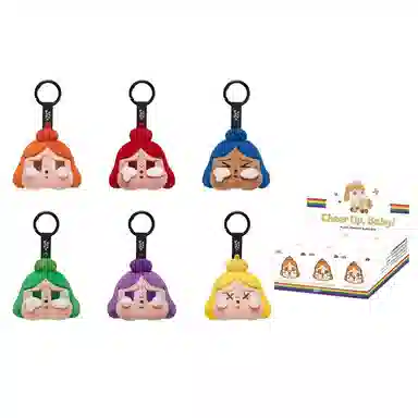 POP MART Crybaby Cheer Up Baby Rainbow Plush Keychain