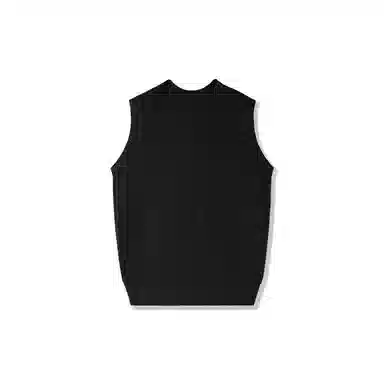 我是大卫 日系宽松开衫时尚个性学院风坎肩拉链针织衫 男女同款