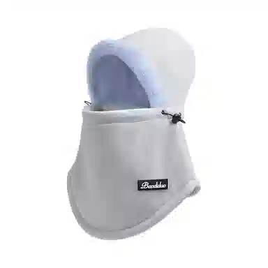 木林森 字母滴塑标松紧防寒面罩雷锋帽冬季围脖骑车保暖加厚骑行电动车防风连体帽 腈纶 帽子 男女同款情侣款