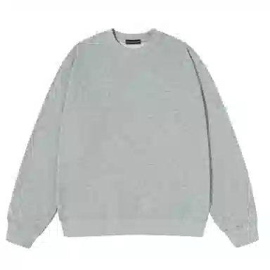 大卫贝肯 重磅简约复古纯色经典基础款精梳轻抓绒棉美式日常通勤百搭圆领休闲宽松落肩袖套头卫衣 男女同款