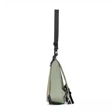 波斯丹顿 潮牌个性轻便 织物 登山包斜挎单肩包 中号 男女同款情侣款 绿色