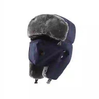 梦特娇 冬季户外运动爬山滑雪防寒保暖加厚骑行防风 棉 雷锋帽 男款