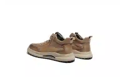 森达 牛皮革 复古平通勤百搭舒适 防滑 中帮 生活休闲鞋 男款