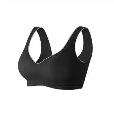 棉基因 亲肤无痕聚拢无钢圈收副乳背心式文胸 女款 组合装