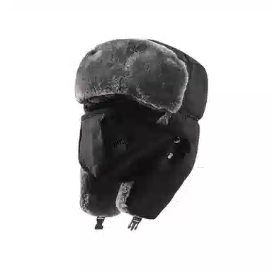 梦特娇 冬季户外运动爬山滑雪防寒保暖加厚骑行防风 棉 雷锋帽 男款