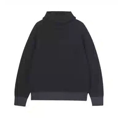 速写 连帽简约纯色通勤优雅时尚毛衣 男款
