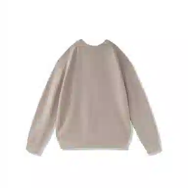 我是大卫 美式亨利领毛衣内搭打底衫休闲慵懒宽松潮流长袖针织衫 男女同款