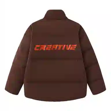 森马 印花面包服厚款羽绒服 男款