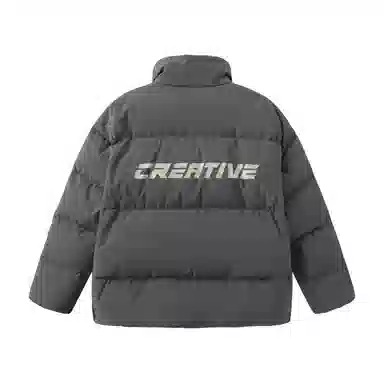 森马 印花面包服厚款羽绒服 男款