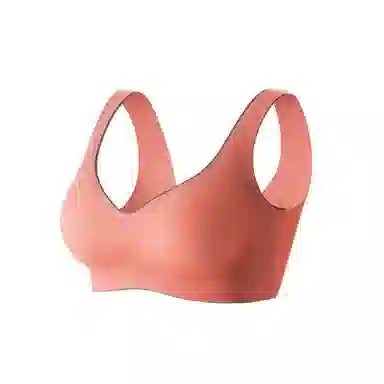 棉基因 亲肤无痕聚拢无钢圈收副乳背心式文胸 女款 组合装