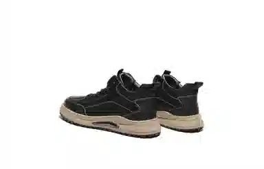 森达 牛皮革 复古平通勤百搭舒适 防滑 中帮 生活休闲鞋 男款