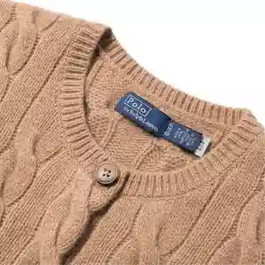 Polo Ralph Lauren Cable-Knit Wool-Cashmere Cardigan