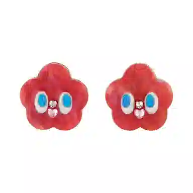 QUANDO Flower Moon Resin Earrings