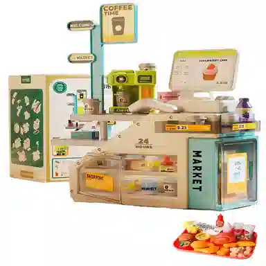 喜迪奇 超市收银机台 过家家 早教益智玩具