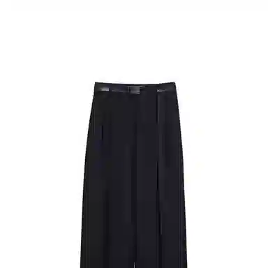 MaxMara Pleated Tapered High Waist Pants Black