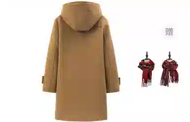 东鲸岁时记 学院风通勤保暖大衣 女款 驼色