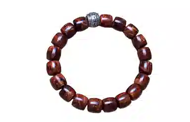 檀欣 收藏级 六字箴言浓郁降香黄檀瘤疤水波纹老型桶珠文玩佛珠 轻奢复古招财平安转运珠手饰#好运 花梨木 手串 男女同款情侣款