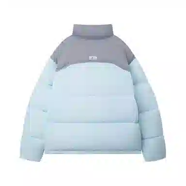 江南先生 美式复古立领拼接面包服羽绒服 男女同款