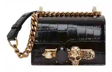 Alexander McQueen JEWELLED SATCHEL MICRO