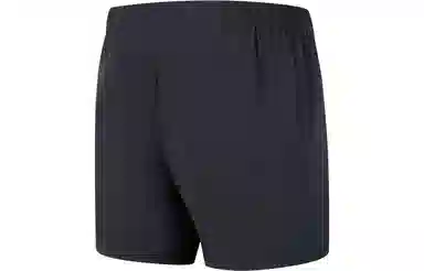 鸿星尔克 跑步系列 速干透气五分运动短裤 男款 正黑