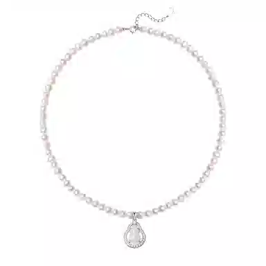 遇点 葫芦 好运福禄精致优雅高级感锁骨链 日常生日纪念日好礼 淡水珍珠 项链 女款