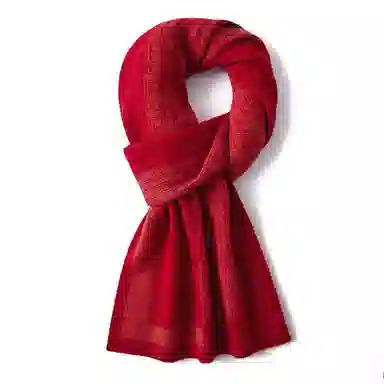 啄木鸟 冬季保暖 气质百搭 高档 礼盒 羊毛 绒线围巾 男女同款情侣款