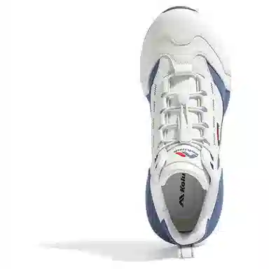 哥仑步 简约舒适 百搭潮流 防滑耐磨增高 高帮 生活休闲鞋 男款 白蓝