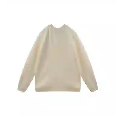 我是大卫 港风宽松慵懒风圆领纯色韩版打底针织衫 男女同款