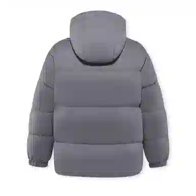 森马 纯色保暖宽松无帽立领羽绒服 男款