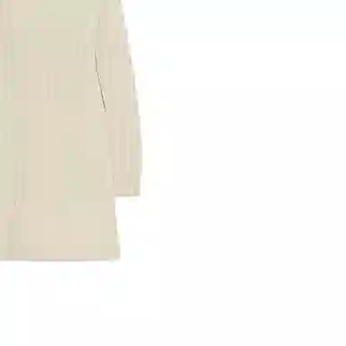 COACH FW22 Solid Cable Knit Dress Beige