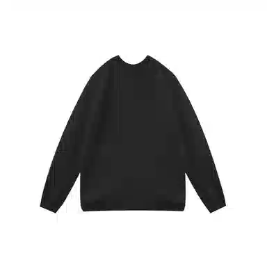 我是大卫 港风宽松慵懒风圆领纯色韩版打底针织衫 男女同款