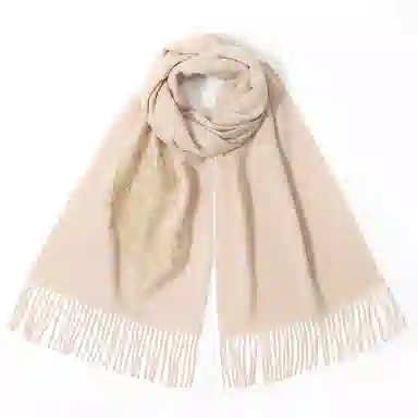 上海故事 红披肩女外搭秋冬加厚保暖时尚刺绣外出防寒小围脖女士 绵羊毛 绒线围巾 女款