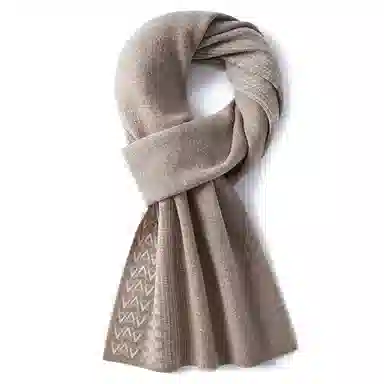 啄木鸟 纯羊毛冬季保暖气质百搭 高档礼盒 绒线围巾 男女同款情侣款