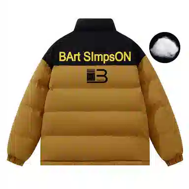 The Simpsons Retro Letter Colorblock Jacket