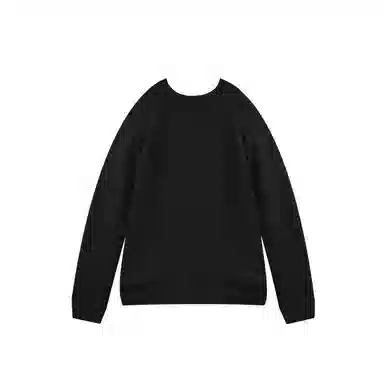 我是大卫 美式纯色高级感套头打底长袖宽松百搭慵懒风针织衫 男女同款