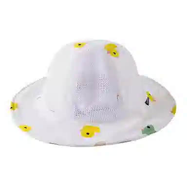 山一丸 婴儿薄款大帽遮阳网眼 棉涤 渔夫帽 儿童款