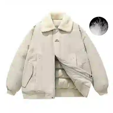 The Simpsons Logo Embroidered Sherpa Jacket