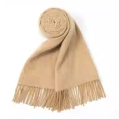 上海故事 秋冬加厚保暖 防寒外出个性缎纹双面拼色 绵羊毛 绒线围巾 女款