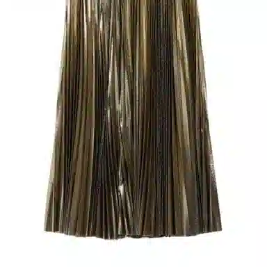 WEEKEND MaxMara Nurra Pleated Georgette Skirt