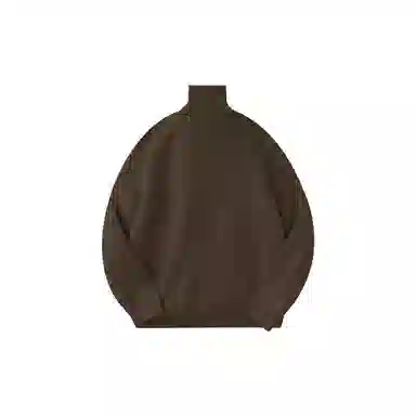 我是大卫 拉链立领美式休闲运动针织衫 男女同款