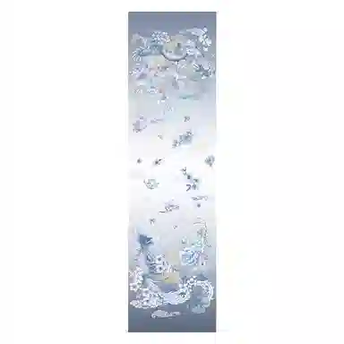 故宫联名 上海故事 龙跃凤鸣高品质提花绫长巾温润透气润肤礼盒包装 桑蚕丝 披肩 女款