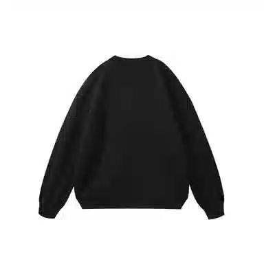 我是大卫 美式时尚高级感宽松圆领慵懒风休闲打底针织衫 男女同款