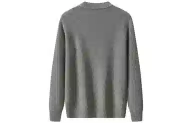 恒源祥 纯羊毛加厚半高领针织长袖毛衣 男款