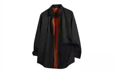 日系文艺简约多巴胺口袋款外套休闲简约宽松通勤打底长袖衬衫 男女同款