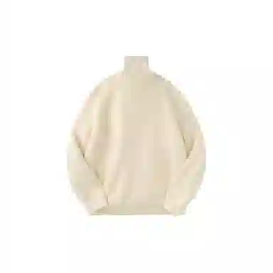 我是大卫 拉链立领美式休闲运动针织衫 男女同款