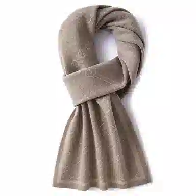 啄木鸟 纯羊毛秋冬季加厚保暖百搭纯色学生 礼盒 绒线围巾 男女同款情侣款